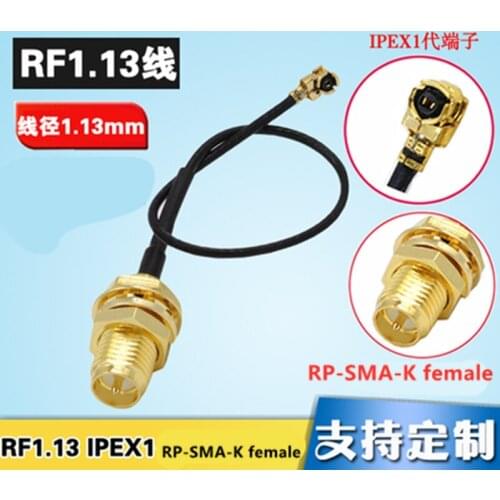 IPEX4 to RP-SMA-K pigtails RF0.81 line 4G/WIFI/5G for EM12-G/EM20-G/EM05-E/EM9190/RM502Q-AE/RM500Q-GL/L860-GL 15cm 20CM 30CM