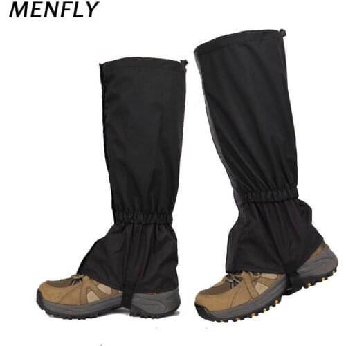 MENFLY Snow Gaiters Hiking Shoes Cover Trekking Protection Leggings Waterproof Anti-mud Climbing Foot Set Sand Prevention Puttee