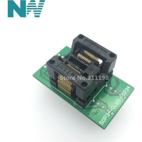 Ic Socket Ssop24 To Dip24-0.65Mm Programmer Adapter