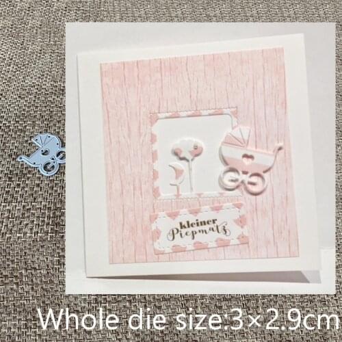 New Design Craft Metal Cutting Die cut dies heart Baby carriage decoration scrapbook Album Paper Card Craft Embossing die cuts