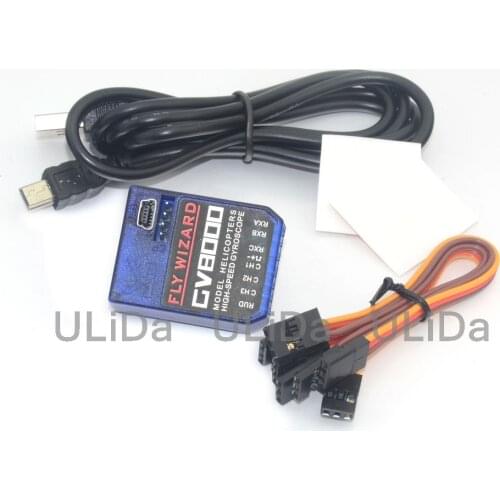 Mini GV8000 3 Axis Gyro Flybarless System For ALIGN T-REX Tarot etc. 450 550 600 700 RC Helicopter