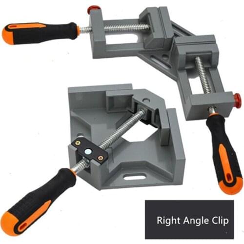 Single/double handle 90 degree right angle clamp Fast angle clamp Woodworking fixture alloy material