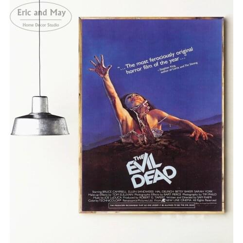 The Evil Dead Movie Posters and Prints Wall art Decorative Picture Canvas Painting For Living Room Home Decor Unframed