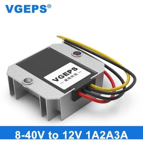 8-40V to 12V DC power supply voltage regulator converter 12V24V to 12V automotive buck-boost module transformer