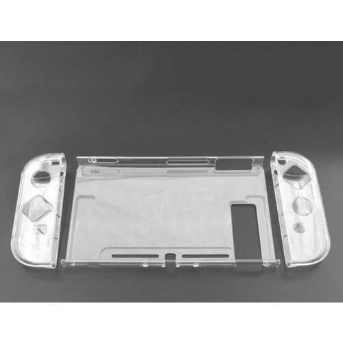 Clear Hard Case Protective Cover Shell for Nintend Switch Console Joy-Con Controller back Crystal Transparent Body Protector