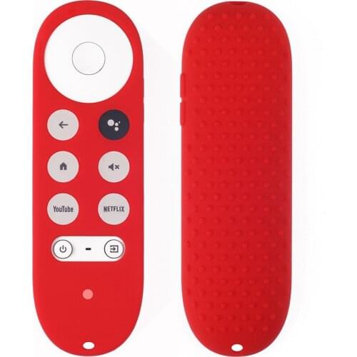 Silicone Case for Chromecast for -Google TV 2020 Voice Remote Shockproof Protector Cover for 2020 Chromecast Voice Remote