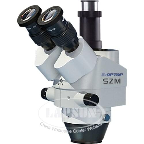 Simul-focal Scientific 7x-45x Trinocular stereo microscope / Microscope head / Microscope accessories