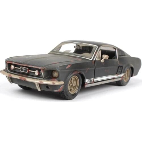Top Quality 1967 Ford Mustang GT Car Model 1: 24 Mustang to Do the Old Model Alloy Car Model Precious Collection for Gift