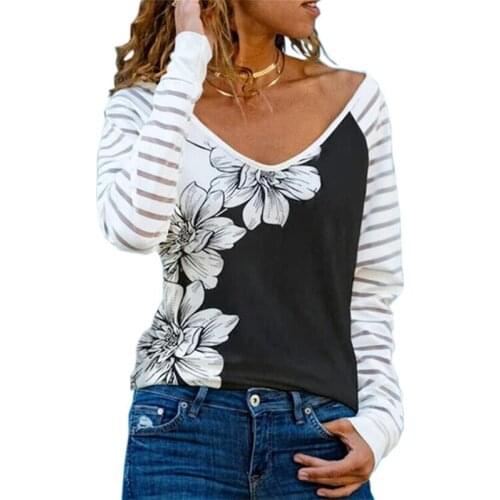 WENELAX Striped Blouses