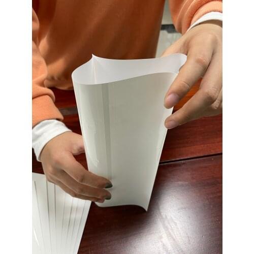 XHL-SUB170280 Tumbler Sublimation Blank Shrink Film Sleeve, White Shrink Wrap 17W*28Hcm Suitable for Skinny Tumbler Can Cooler