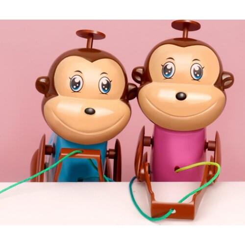 Rope Climbing Monkey Fun Interactive Toy for Toddlers Kids Pull-and-Climb Baby Monkey Toy Creative Drawstring Climbing Up Toys