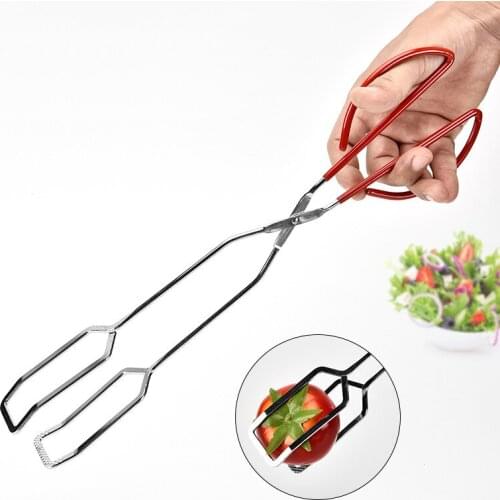 Barbecue Food Clip Multifunction Home-use Bread Clips Kitchen Tools Heat-resistant Stainless Steel BBQ Tools 1pcs 30.5cm/12inch