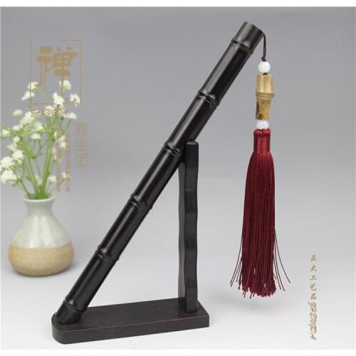 Zhengda special ebony original bamboo type long 10 grams with wooden barrel incense incense pipe bag mail