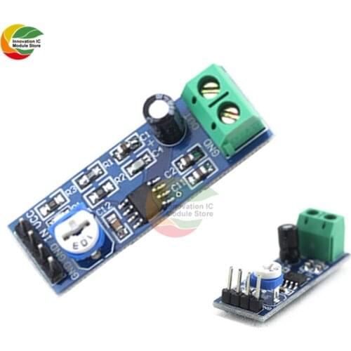 Ziqqucu LM386 Super Audio Amplifier 20X/200X Gain LM386 Mono Amplificador Module