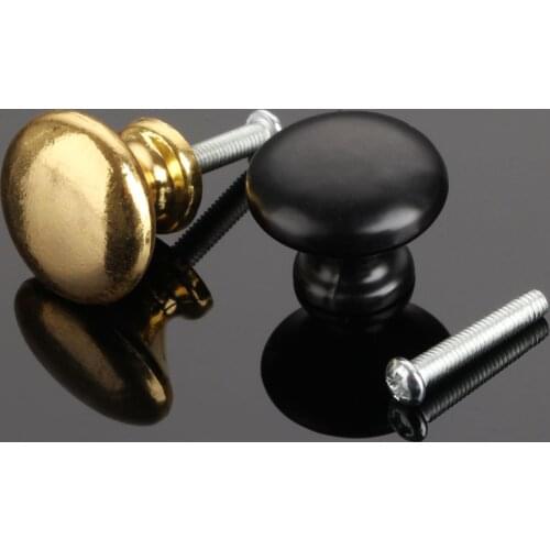 1pc Drawer Pulls Handles Cabinet Door Knob Handle Antique Bronze/Black Kitchen Hardware Pull 25*20mm