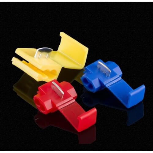 10PCS 0.5-6mm Scotch Lock Crimp Terminals Electrical Cable Connectors Fast Quick Splice Lock Wire Terminals Crimp