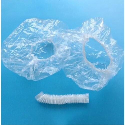 100pcs A Pack of Disposable Compression Shower Cap High Quality Waterproof Protection Hair Shower Cap Bathroom Accessories Hot