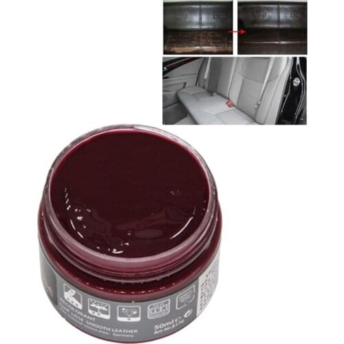55g/Bottle Multipurpose Leather Re-Coloring Cream Leather Coat Shoes Sofa Refurbishing Cracks Restoration Cream 40GF