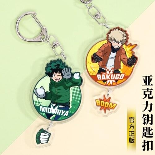 Cosplay Accessories Anime Bakugo Katsuki Midoriya Izuku Cosplay Keychain Pendant H