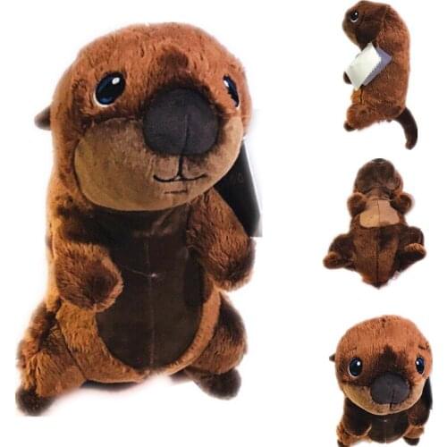 Free shipping disney 1pieces/lot 27cm The beaver plush doll gift Childrens toys