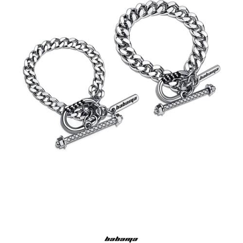 Babama Bracelet mens minority design womens lovers a pair of jewelry Cuba jewelry fashion brand mens Bracelet