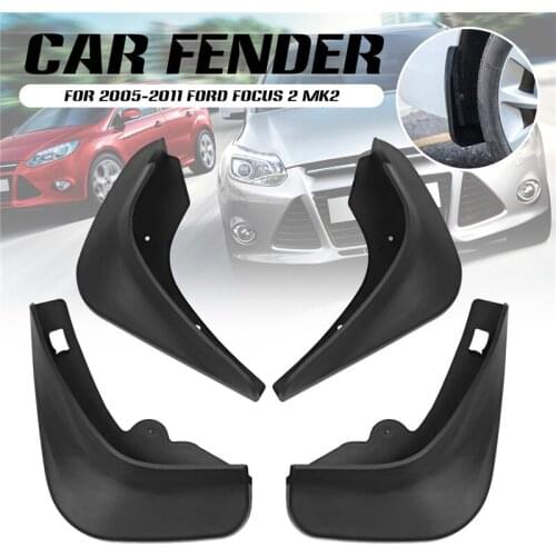 Car Mud Flaps Front Rear Mudguard Splash Guards Fender Mudflaps For Ford/Focus 2 MK2 MK2.5 Saloon Sedan 2005-2011