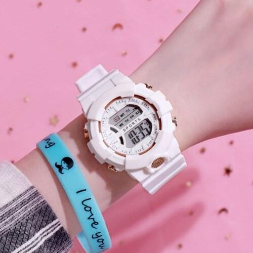 Electronic Watches for Women Silicone Sport LED Digital Watch Women Ladies Wristwatch Clock Reloj Mujer Relogio Feminino