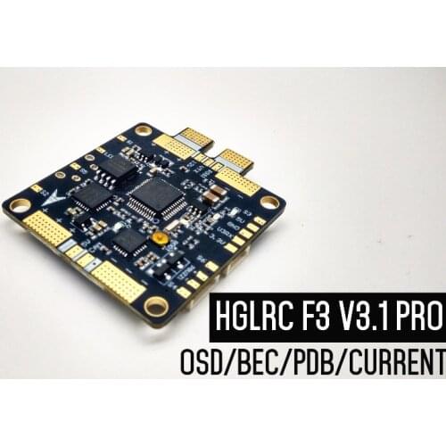 HGLRC SP racing F3 Pro 3.1V Integrated OSD 5V 12V 3A BEC ESC/VTX/CAM/SBUS/DSM welding position 2-6S for FPV drone