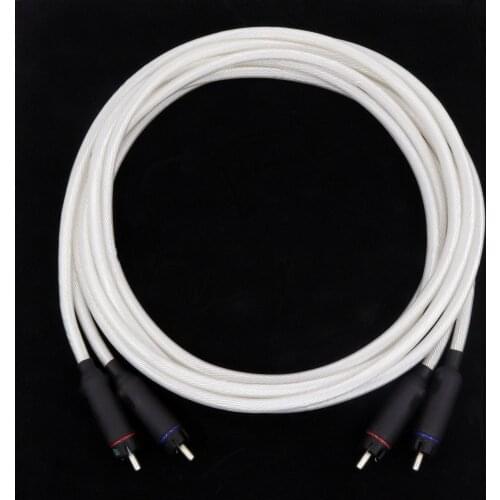 HiFi hi-end hiend SSC-003 99.99% 4N Sterling Pure Silver XLR RCA Cable XLR Converter RCA 6.35mm 3.5mm Cable Sterling Plug