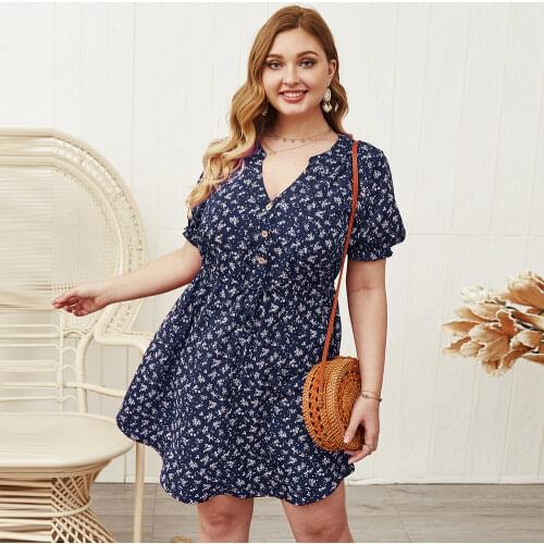 Kalorale Summer Dresses With Print