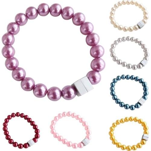 Fashion ABS Faux Pearl Magnetic Buckle Tie Rope Curtain Straps Ring Rope Room Home Decoration Accessories For Living Room