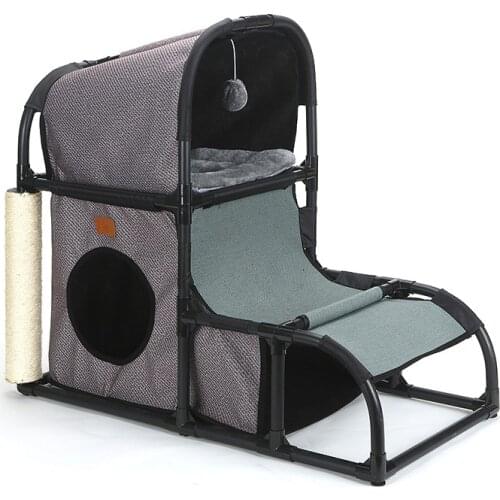Cat climbing cat litter cat supplies cat jumping platform, multifunctional cat rack removable combination cat litter