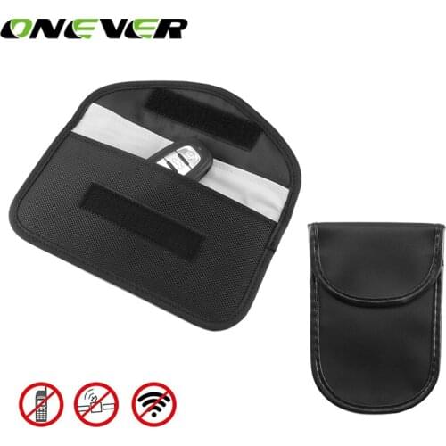 Onever Signal Blocking Bag Car Fob Signal Blocker Faraday Bag Signal Blocking Bag Shielding Pouch Wallet Case for IDCard/Car Key