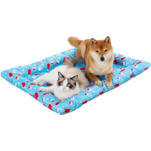Pet Ice Pad Summer Square Cooling Sleeping Kennel Suitable for Small and Medium-sized Cats and Dogs Pet Sleeping Pad Products