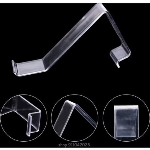 Clear L- shape Acrylic Shoes Ract Holder Retail Shop Display Plastic Stand Shelf D11 20 Dropship