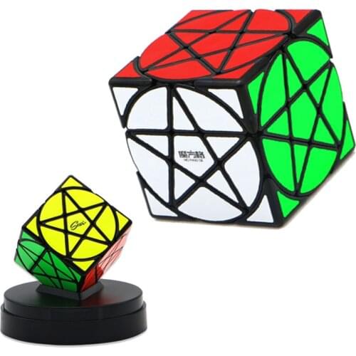 Qiyi Mofangge Pentacle Cube Geometry-shape Star Stickerless Cube Puzzles Magic Cubes Speed Cube Toys For Children Entertaining