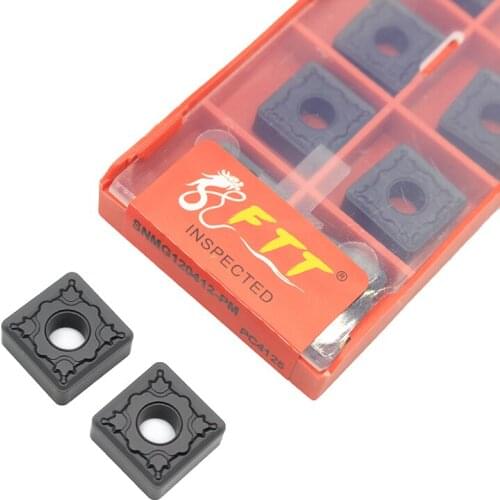 SNMG120412-PM PC4125 External Turning Tools Carbide insert Lathe cutter Tool turning insert For processing steel parts