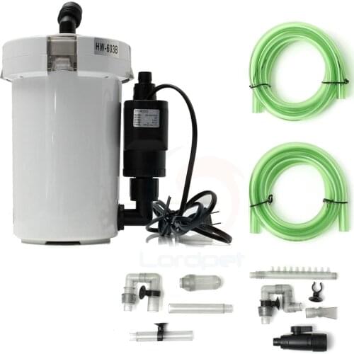 SUNSUN 6W Aquarium Canister Filter Table Top Fish Tank External Filter 400L/H 220V 110V HW-602B HW-603B HW-602 HW-603
