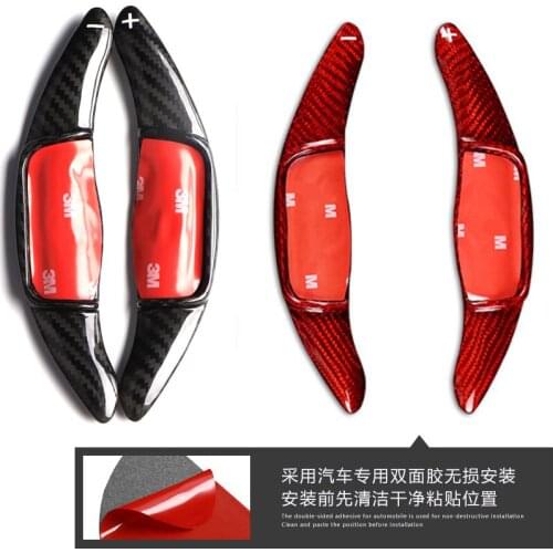 Carbon Fiber Car Steering Wheel Paddle Shifter Shift Extension For Toyota Camry Corolla 2019-2020 Accessories