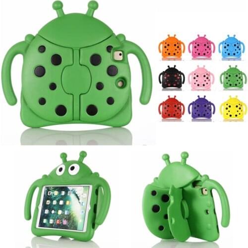 High Quality 3D Cartoon Children safe EVA Foam case for ipad mini 1 2 3 4 7.9 inch Tablet cover Kids Shockproof Handle Stand
