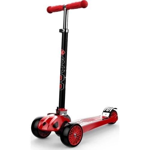 High quality 3-16 years old kick kids scooter adjustable, folding child tricycle scooter, 3 wheels scooter tricycle gift