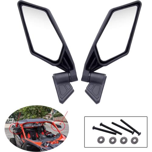1 Pair Motorcycle Rearview Side Mirrors For Can-Am UTV Off-road Maverick X3 MAX SSP Racing Motorcycle Rearview Side Mirrors