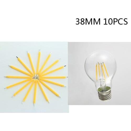 10Pc 38MM Bulb Filament Lamp Parts LED Light Accessories Diodes Filame