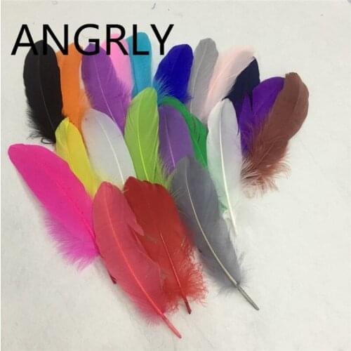 100pcs/lot Goose Feathers Process Christmas Decorations for Home Wedding Decoration Christmas Tree Craft Supplies