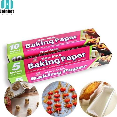 20M/10M/5M NonStick Cookie Sheet Parchment Paper Baking Sheets Pan Line Paper Oil Paper Butter Non-stick Paper