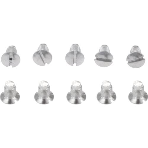 50Pcs Stainless Steel Needle Plate Screws Industrial Sewing Machine Screws Needle Plate Sewing Machine DIY Sewing Accessories