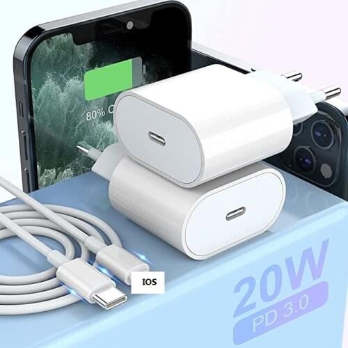 20W PD QC4.0 QC3.0 Fast Charger for Samsung S20 Ultra NOTE 20 10 USB Quick Charge Adapter for Apple iPhone 12 11 Pro iPad mini