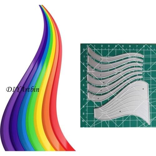 Rain Road Metal Cutting Dies Stencil Dies For Scrapbooking Practice Hands-on DIY Album Card Craft Decorat