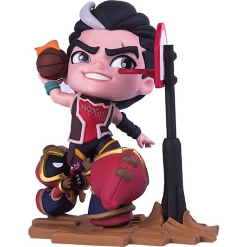 League of Legends Darius Slam Dunk Anime Figure Hand-Made Model Decoration Toy Collectibles Model Toys Cute Cartoon Doll