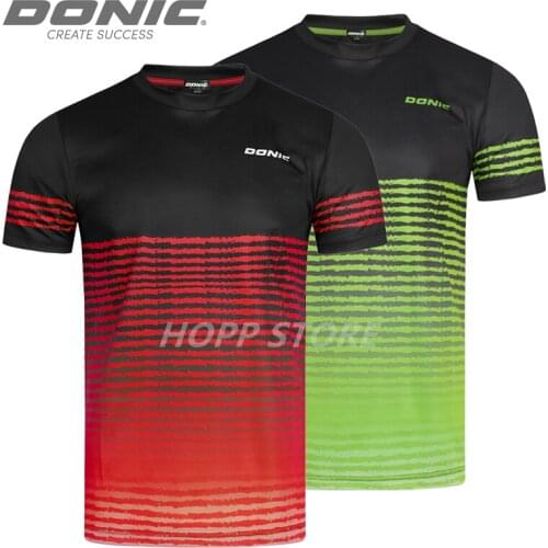 DONIC Table Tennis Jerseys Training T-Shorts New Style Dragon Absorb Sweat Comfort Top Quality Ping Pong Shirt Cloth Sportswear